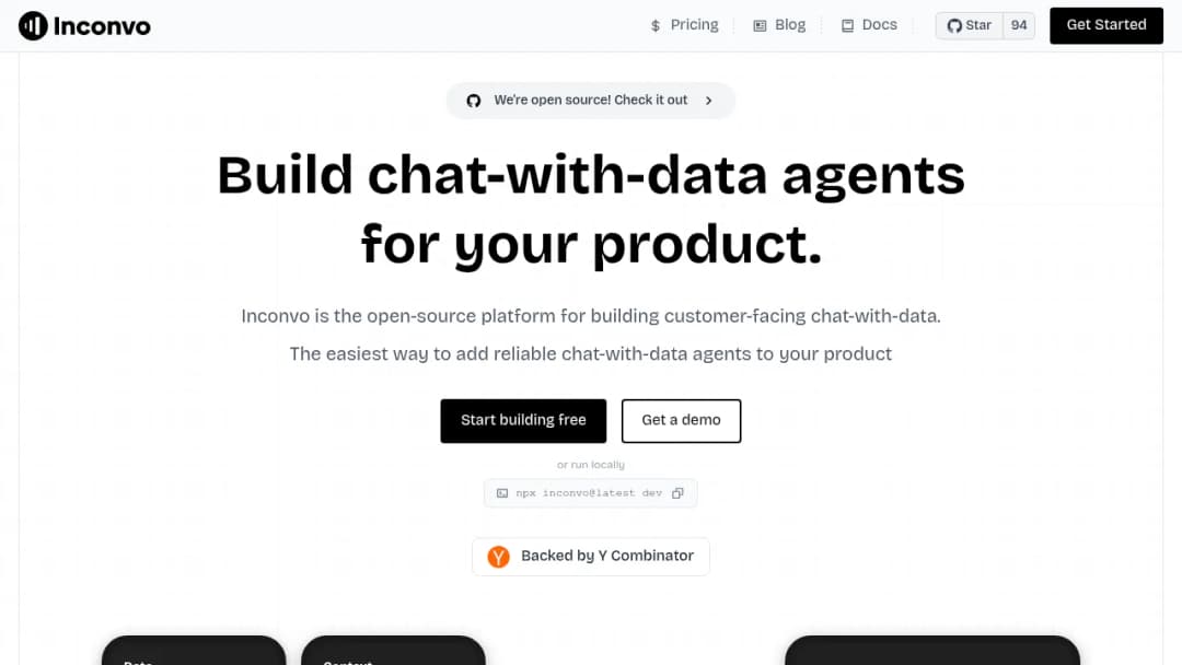 Inconvo screenshot