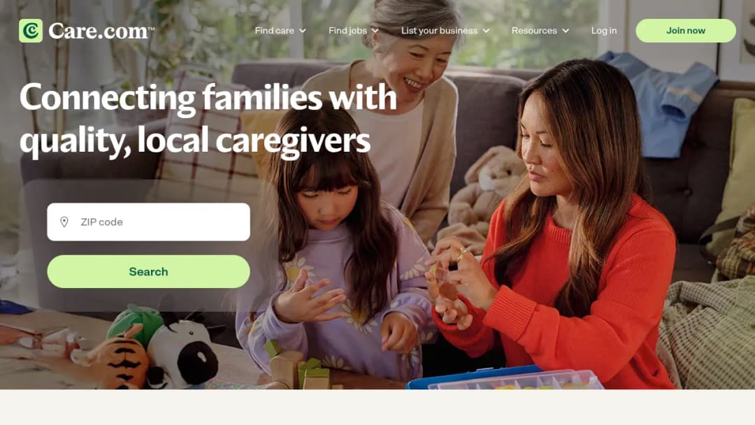 Care.com screenshot