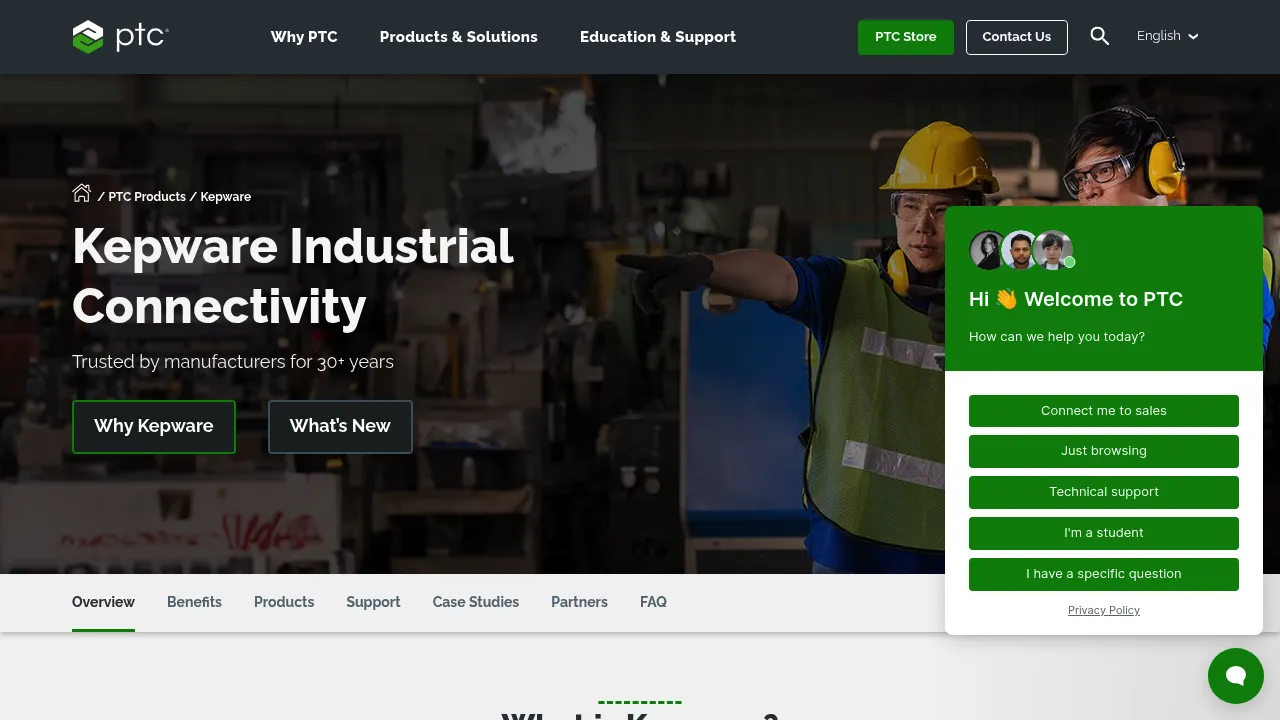 PTC Kepware screenshot