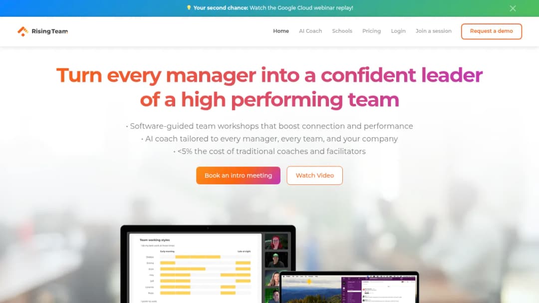 Rising Team screenshot