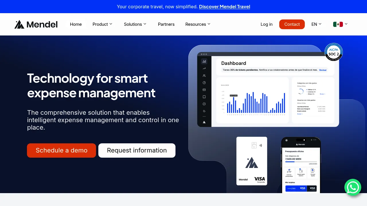 Mendel screenshot