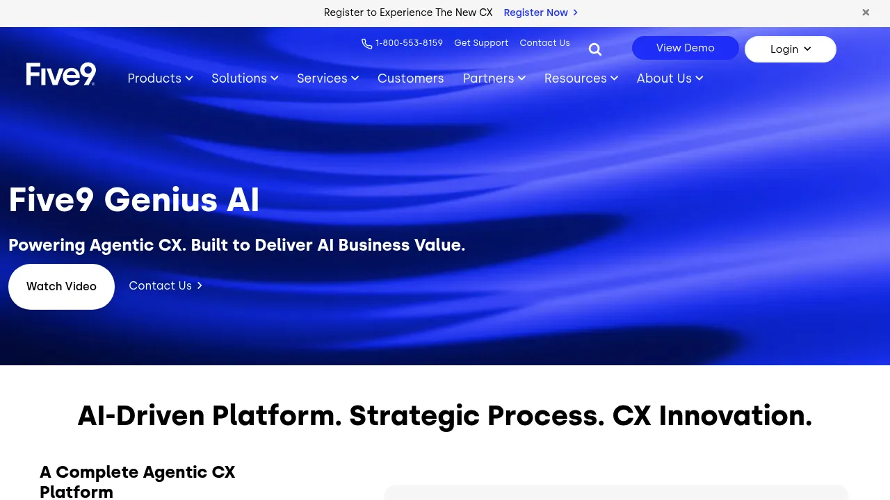 Five9 Genius AI atWork screenshot