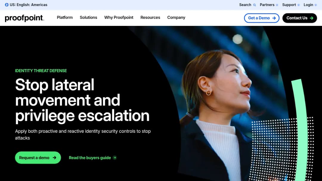 Proofpoint Identity Threat Defense screenshot