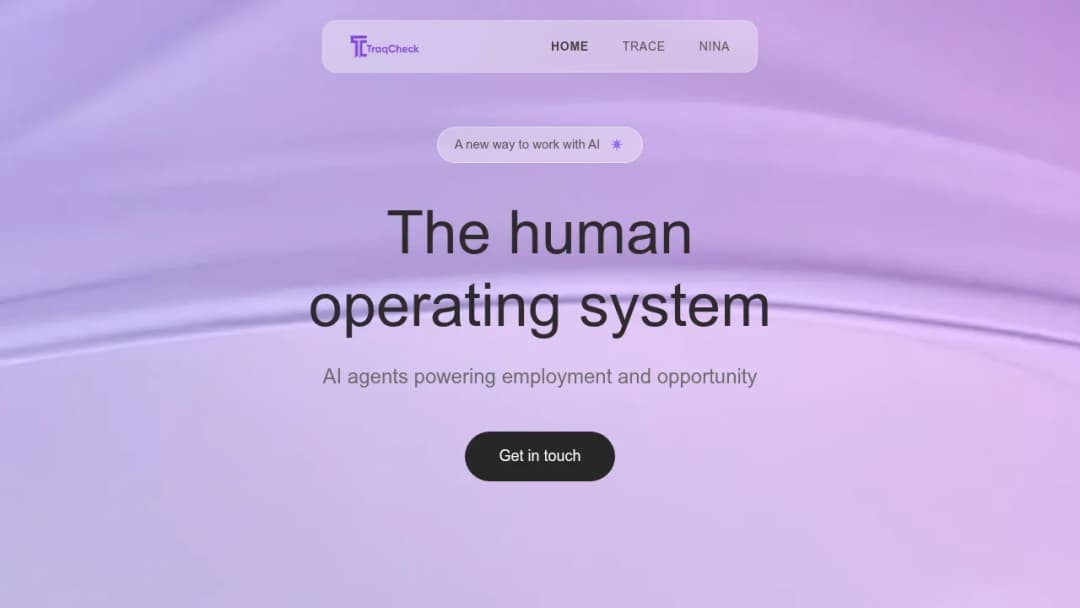 TraqCheck screenshot