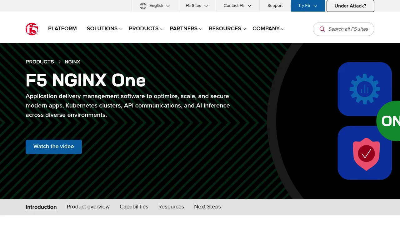 F5 NGINX One screenshot