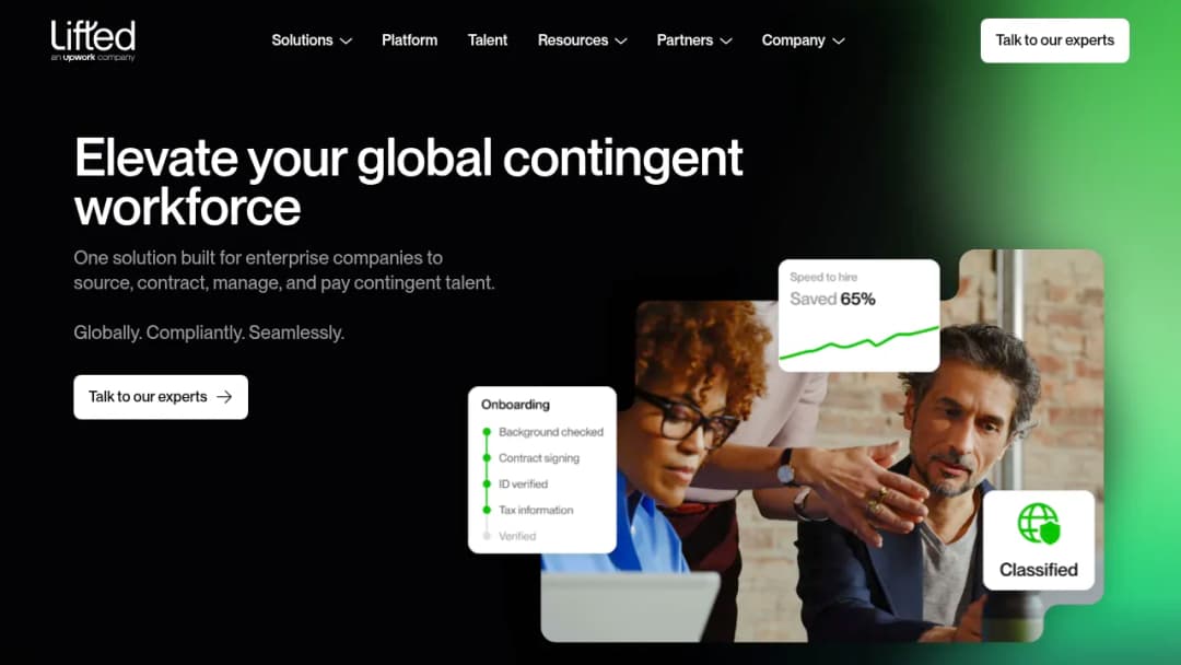 Lifted, an Upwork Company screenshot