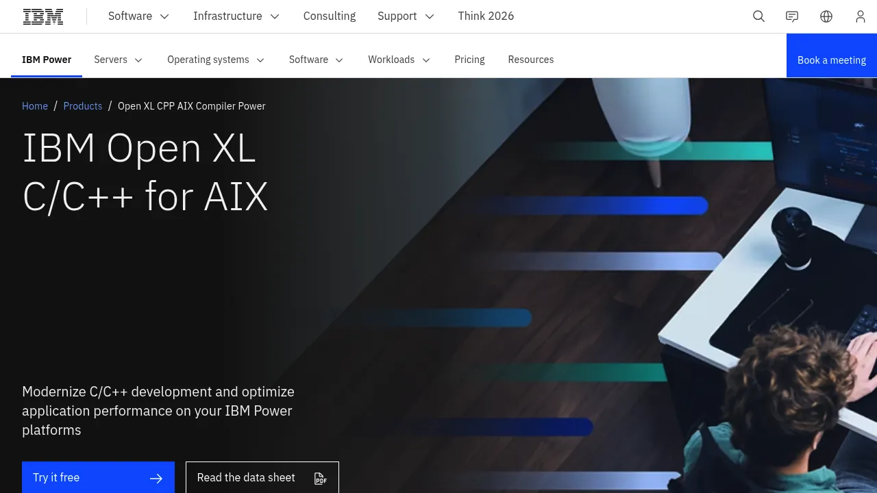 IBM Open Xl Cpp Aix Compiler Power screenshot