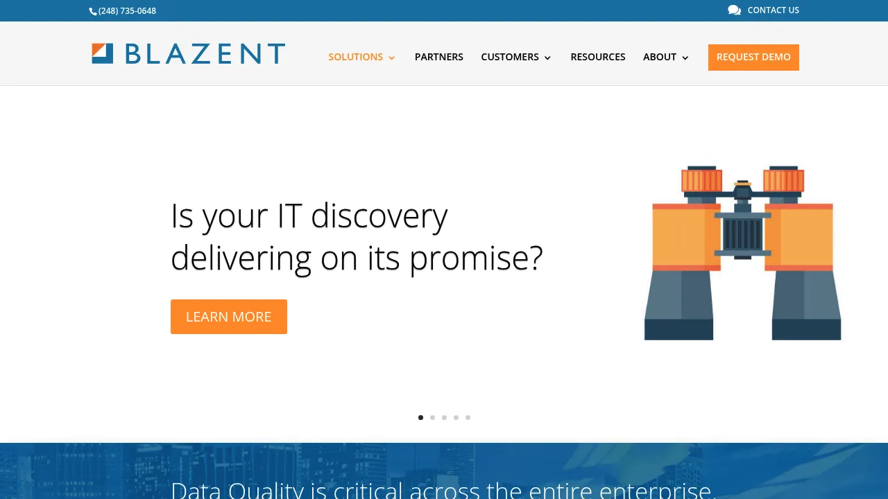 Blazent screenshot