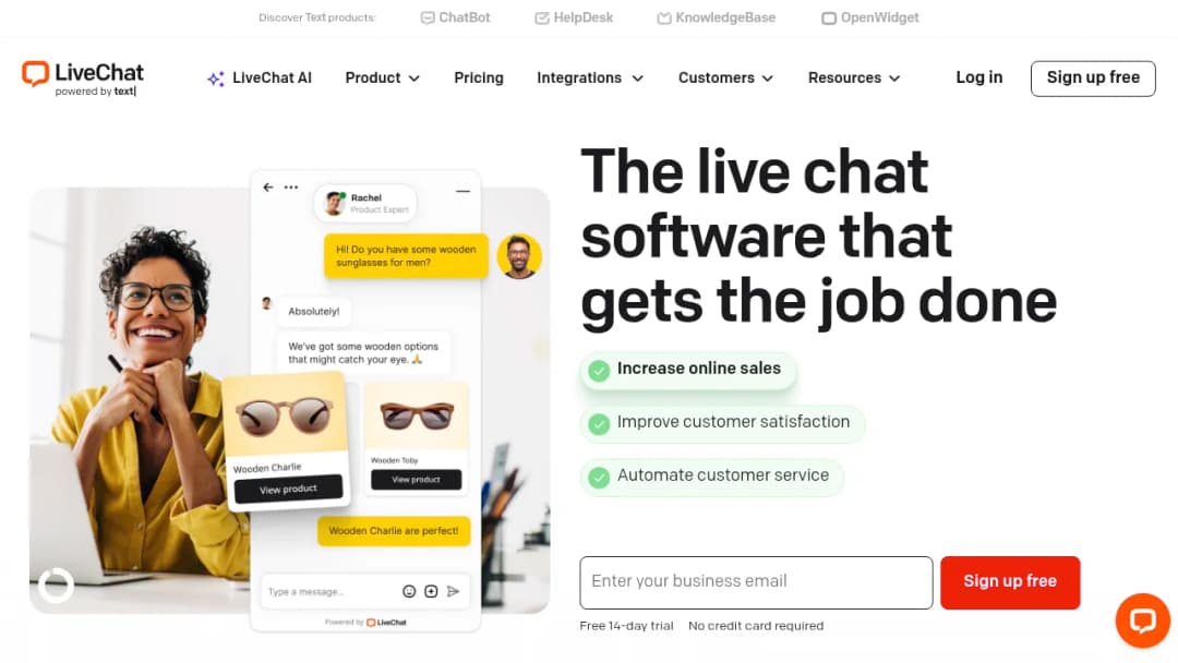 LiveChat screenshot