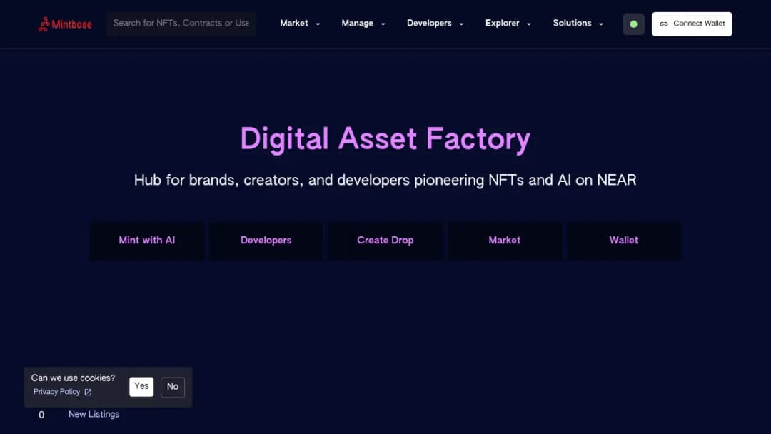Mintbase screenshot