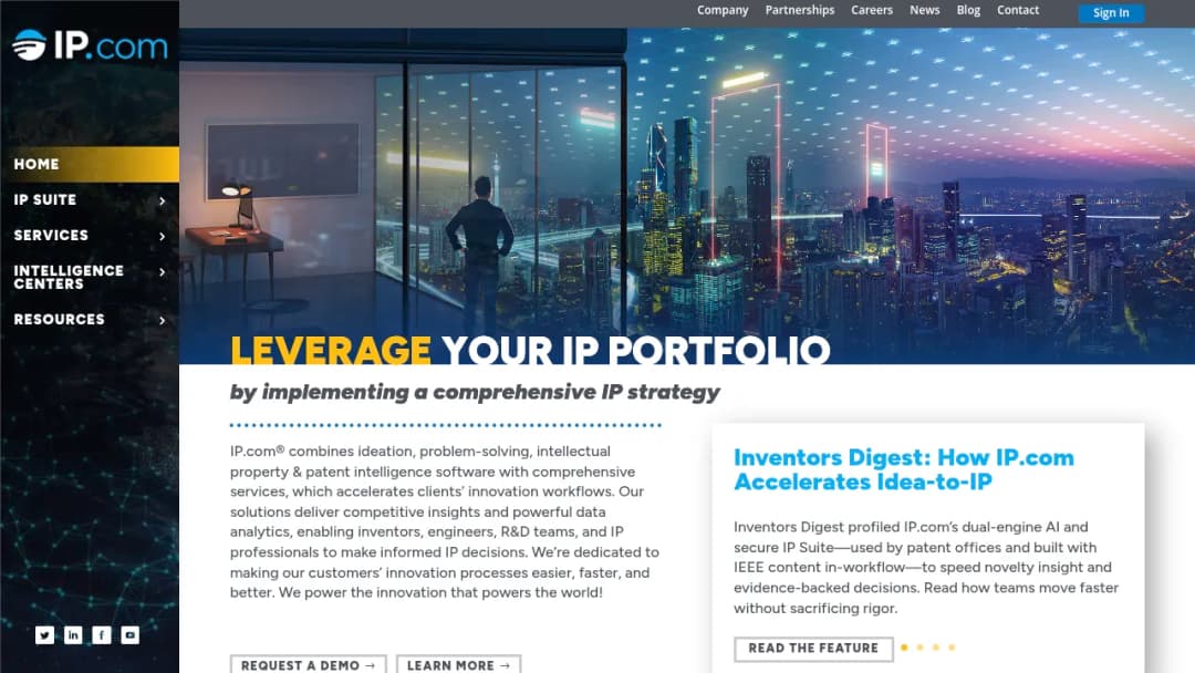 IP.com screenshot