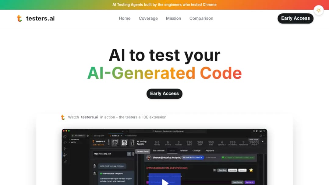 Test.ai screenshot