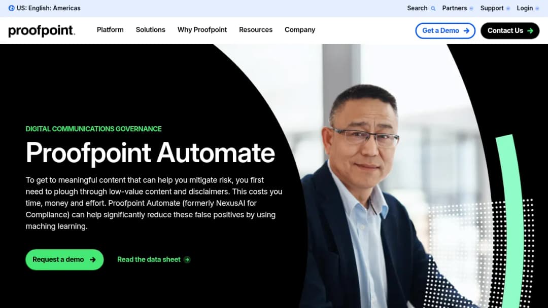 Proofpoint Automate screenshot
