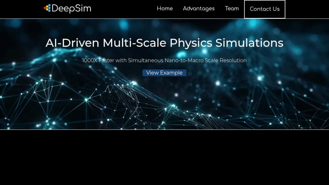 DeepSim, Inc. screenshot