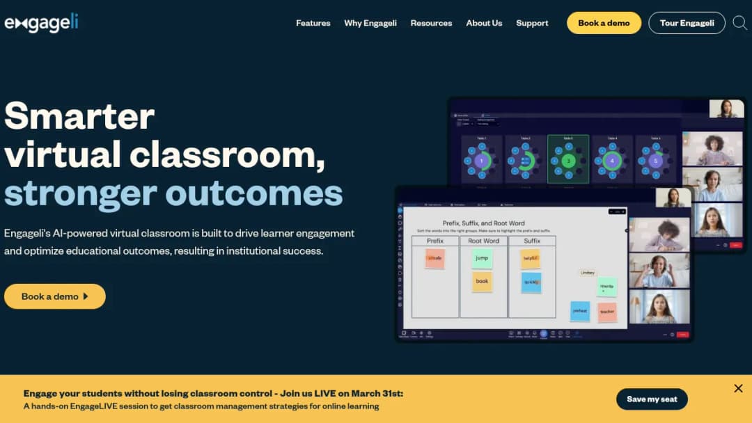 Engageli screenshot