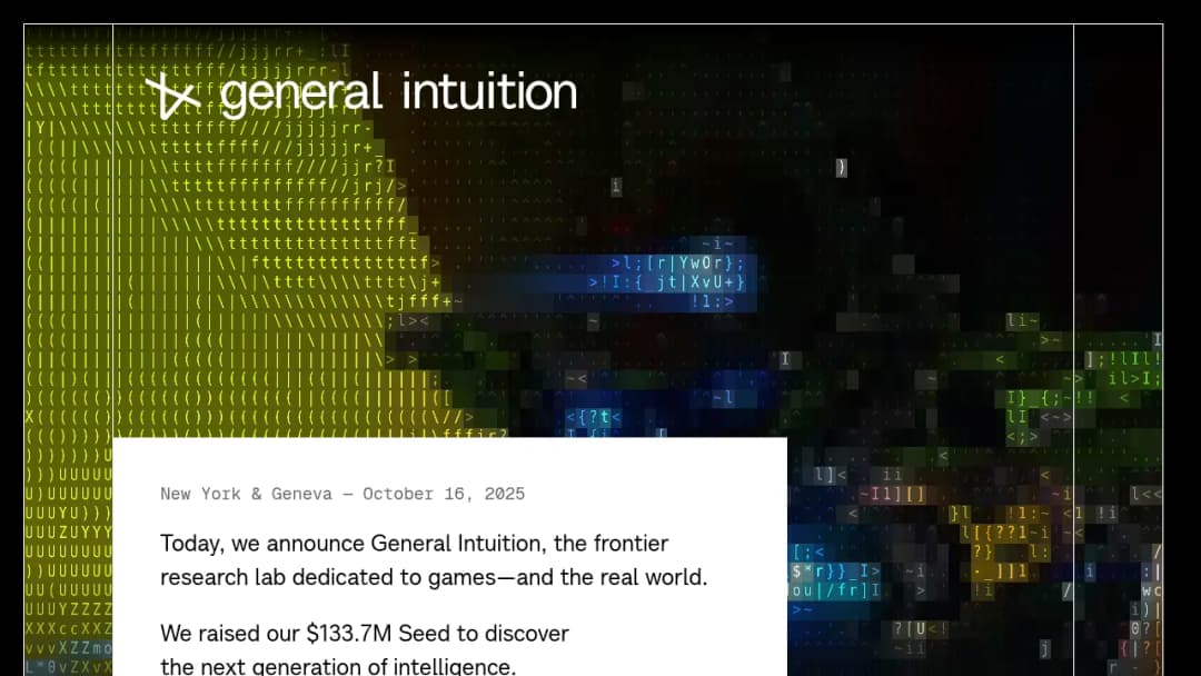 General Intuition screenshot