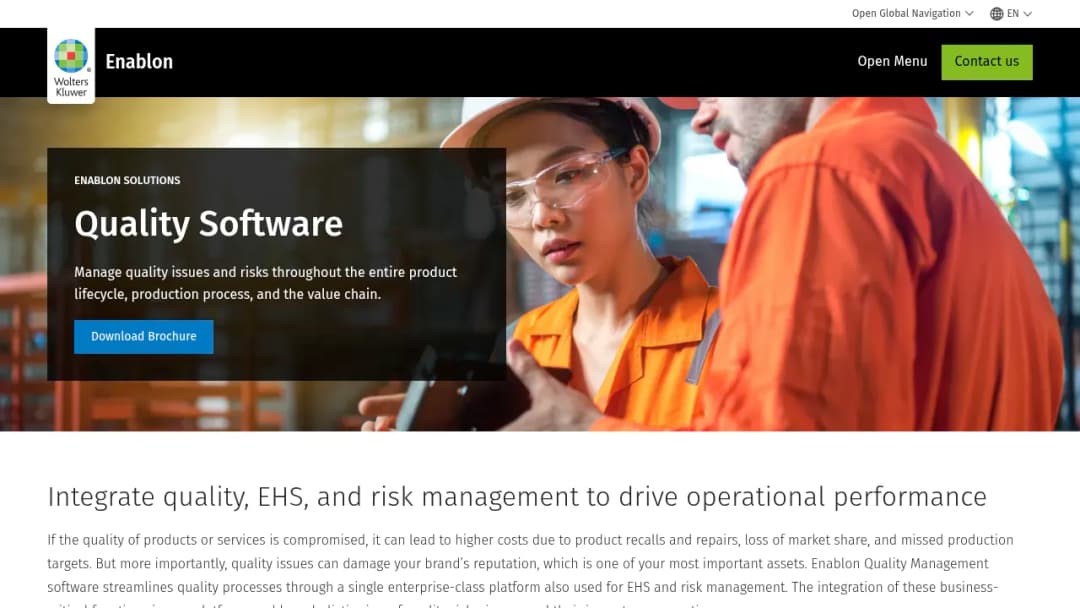 Wolters Kluwer Quality Software screenshot