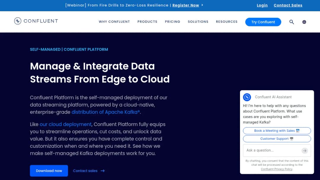 Confluent Platform screenshot