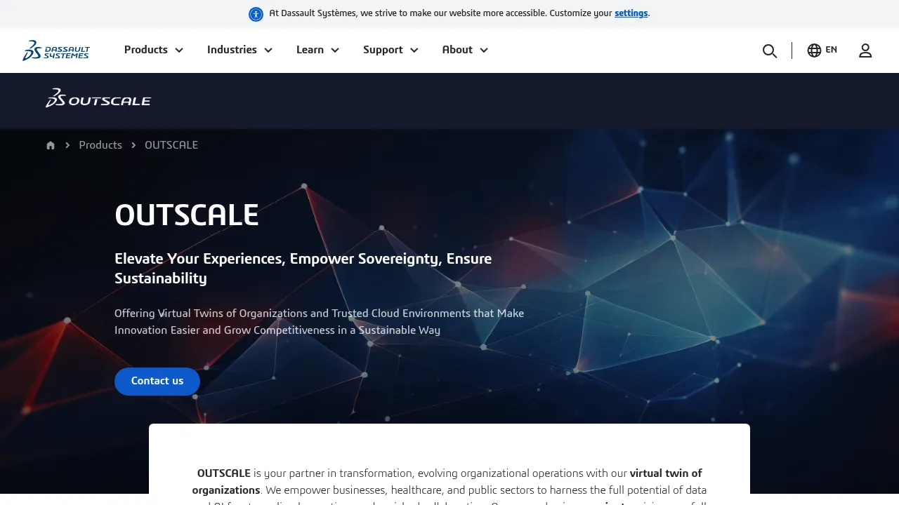 Dassault Systèmes OUTSCALE screenshot