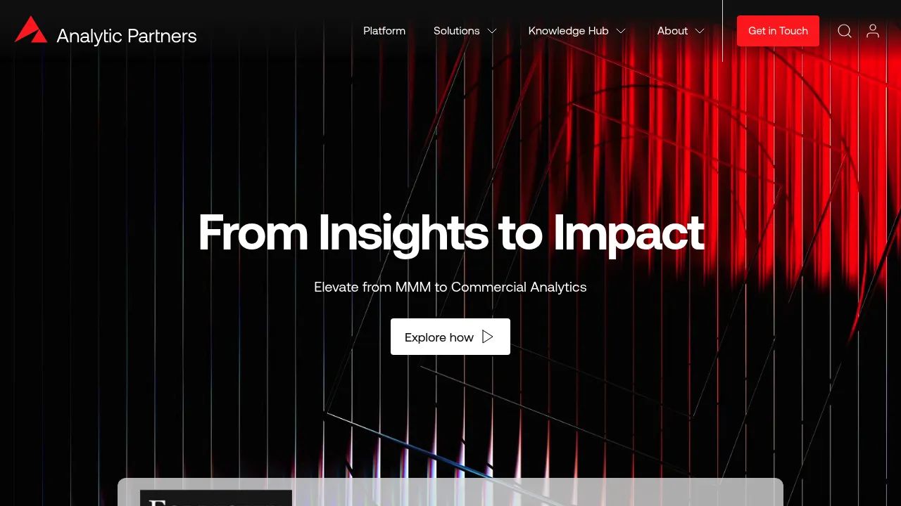 Analytic Partners screenshot