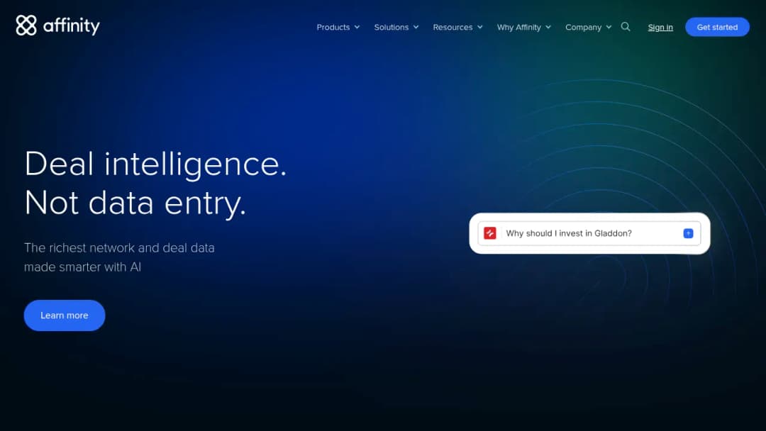 Project Affinity screenshot
