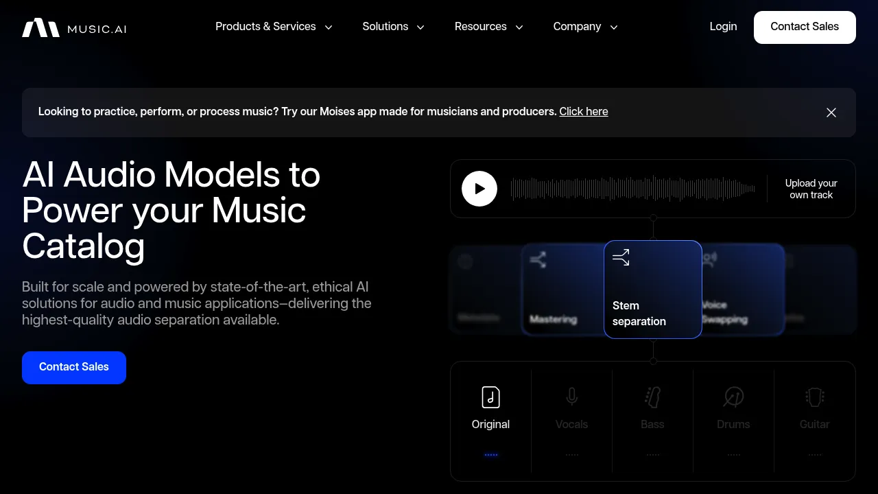 Music AI screenshot