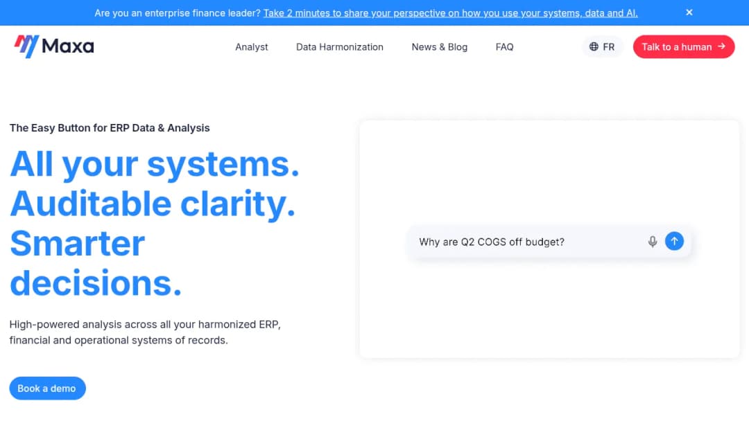 Maxa screenshot