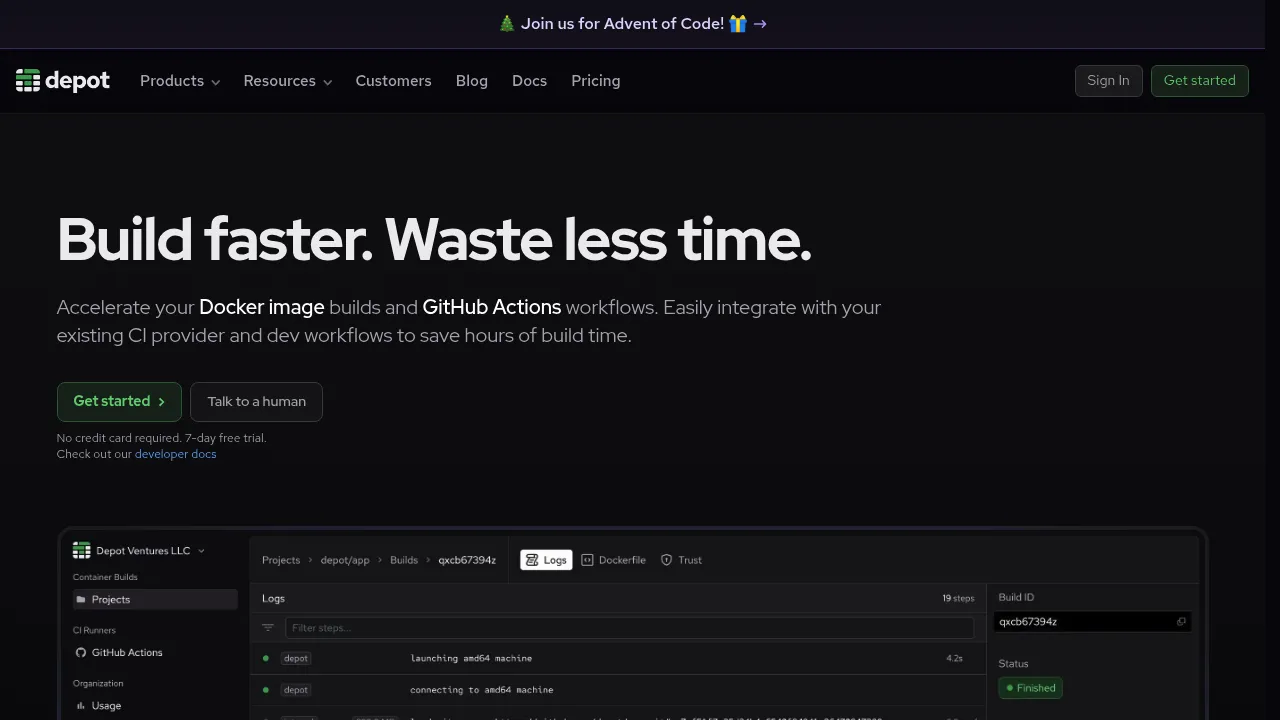 Depot screenshot