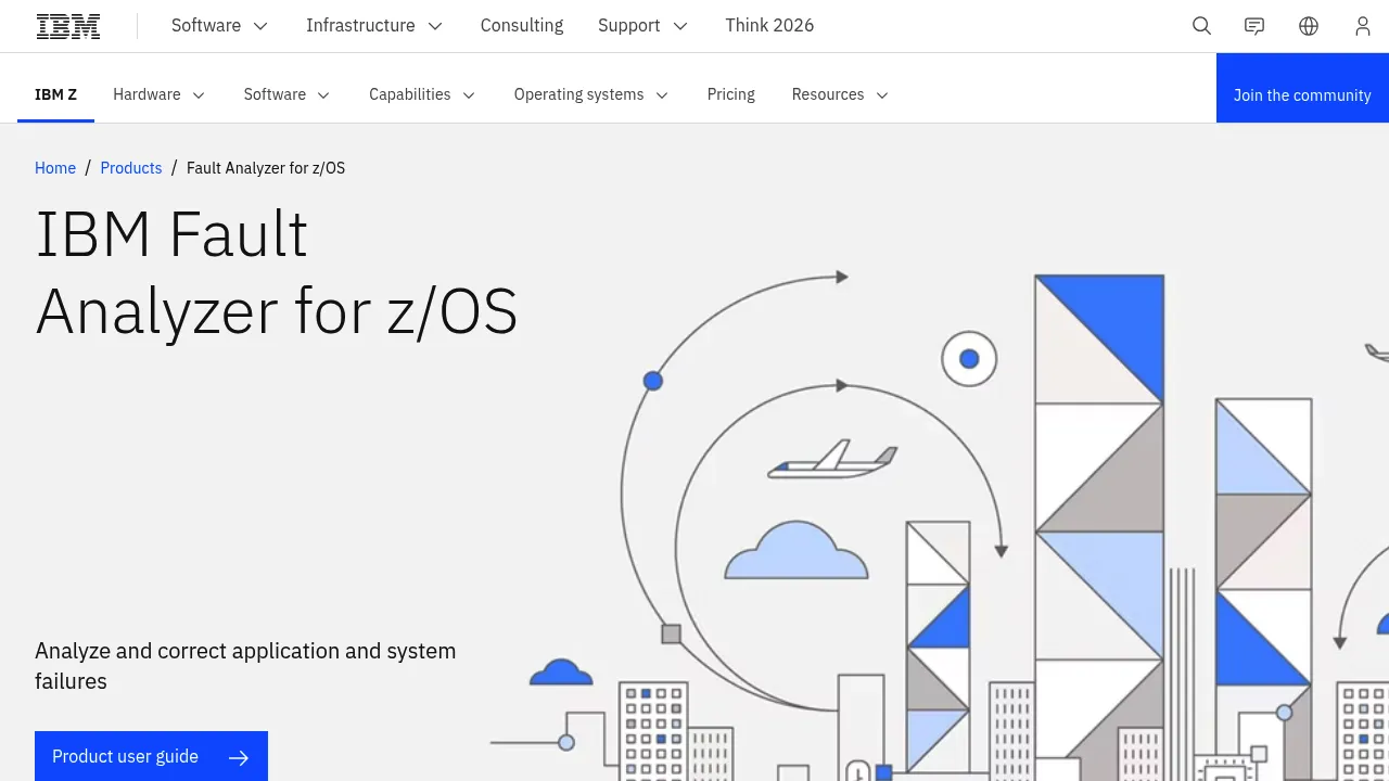 IBM Fault Analyzer for Zos screenshot