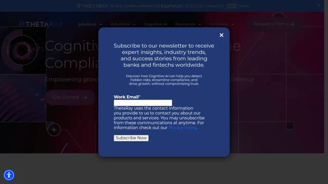 ThetaRay screenshot