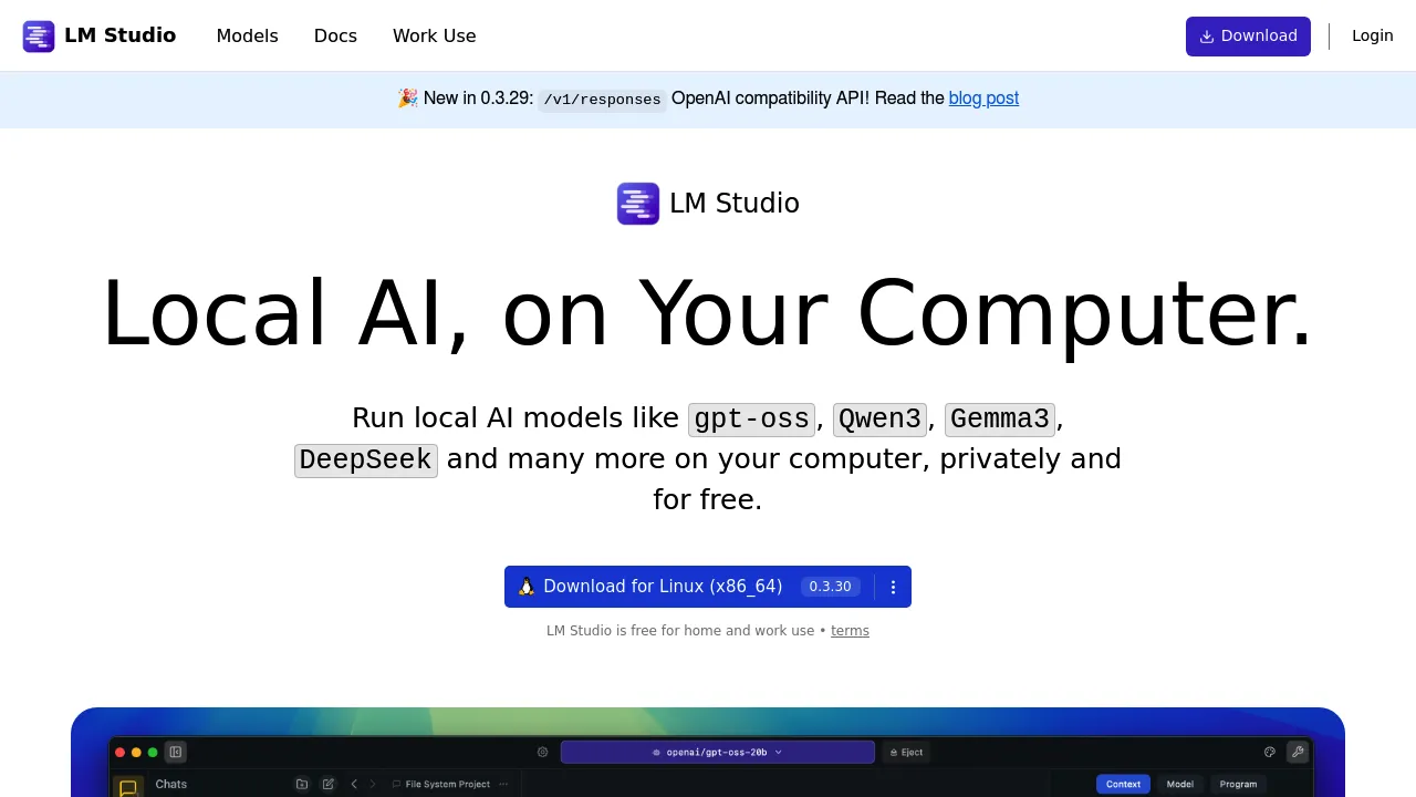 LM Studio screenshot