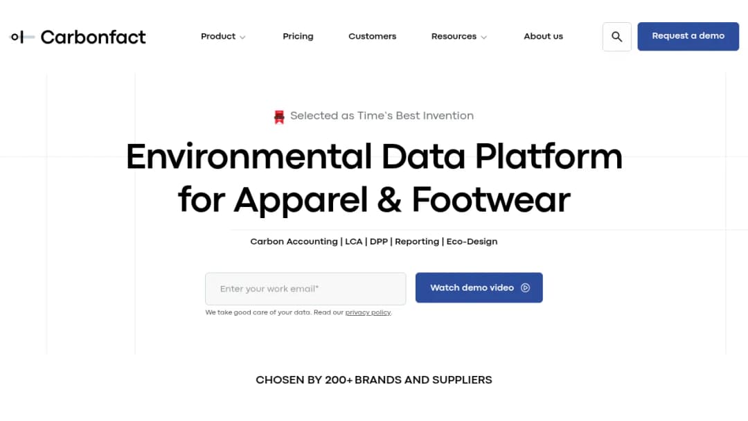 Carbonfact screenshot