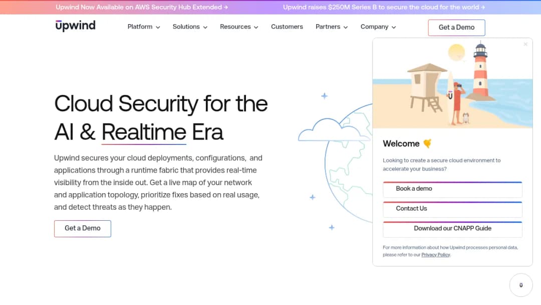 Upwind Security screenshot