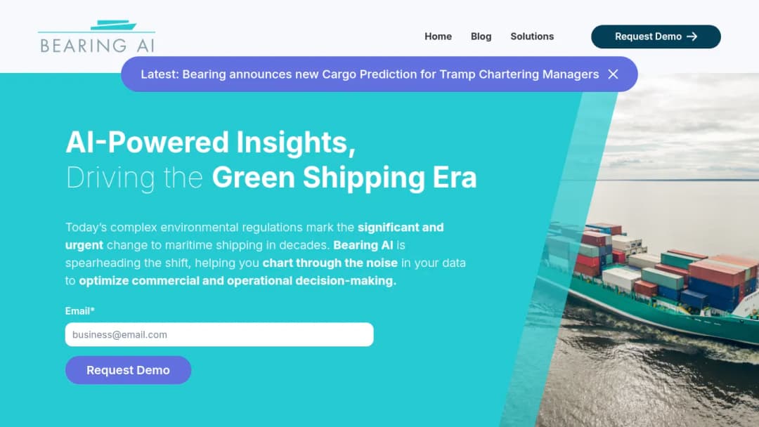 Bearing screenshot