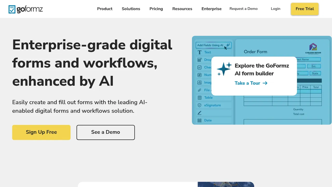 GoFormz screenshot