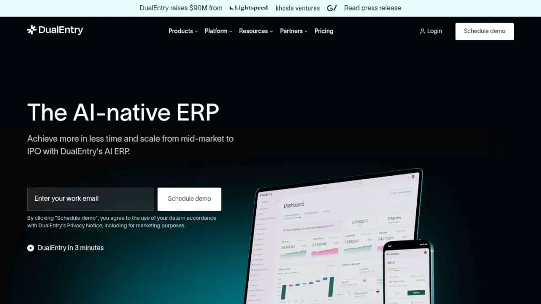 DualEntry screenshot