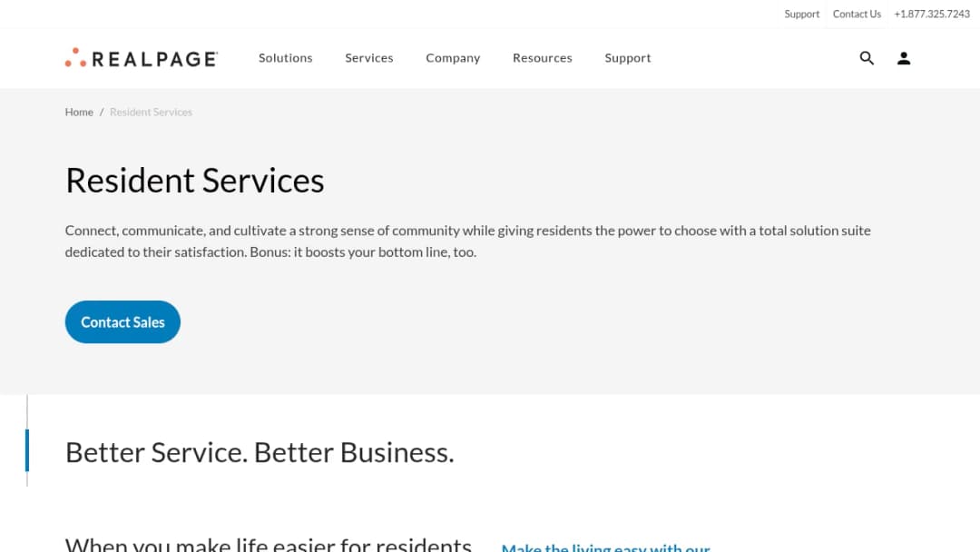 RealPage Resident Services screenshot