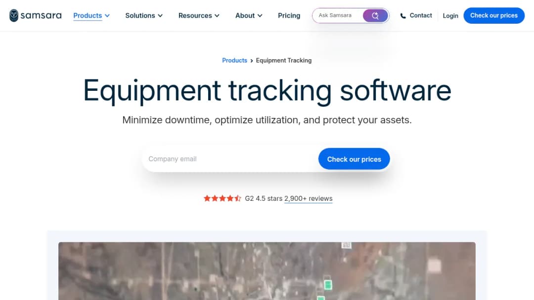 Samsara Equipment Tracking screenshot