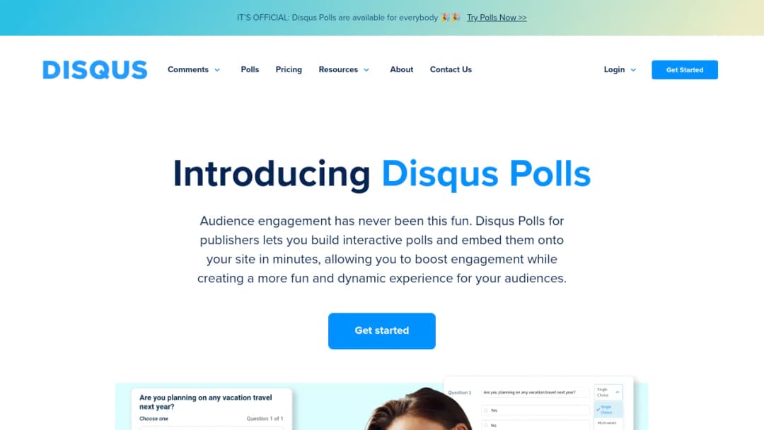 Disqus screenshot