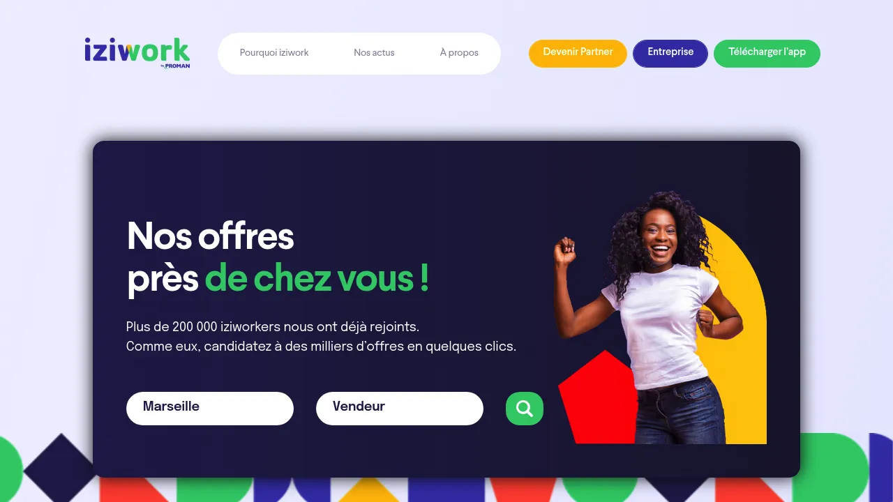 Iziwork screenshot