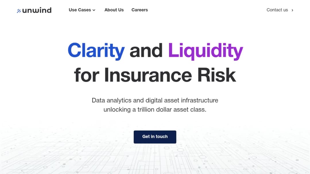 Unwind Finance screenshot