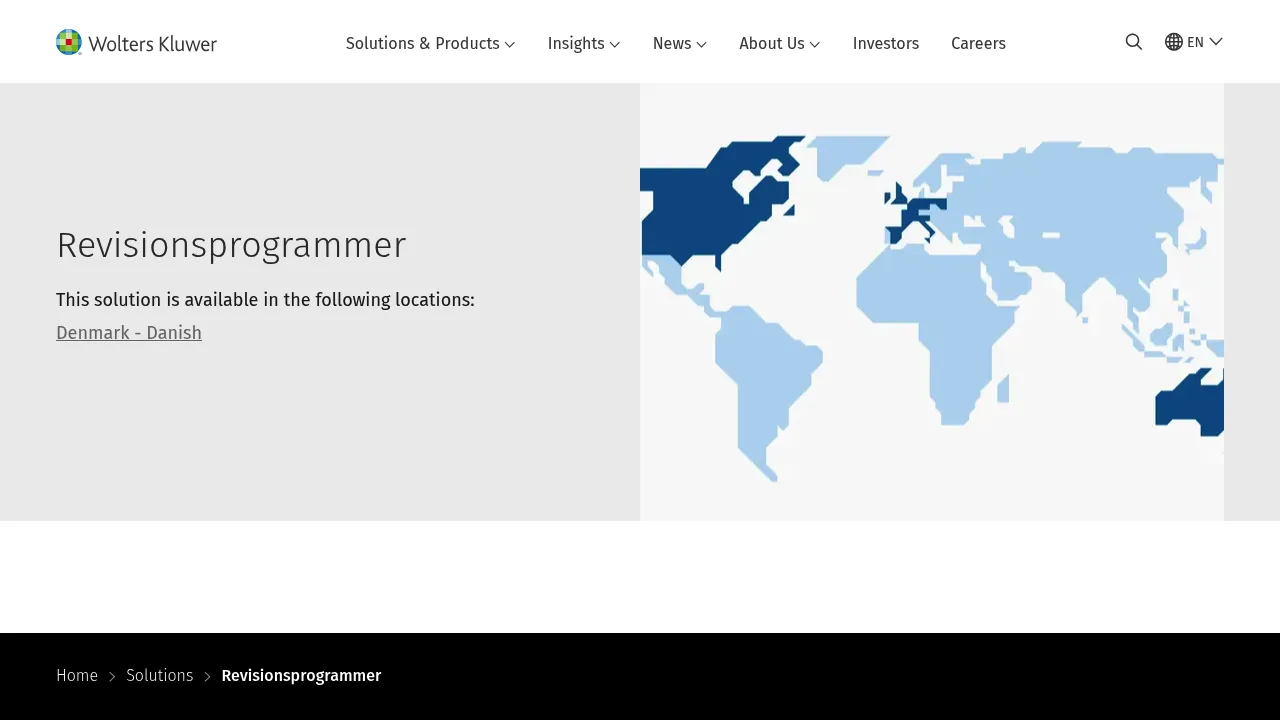 Wolters Kluwer Revisionsprogrammer screenshot