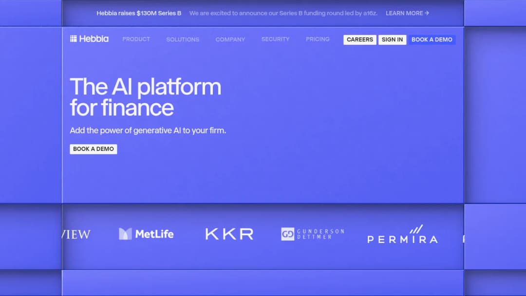 Hebbia screenshot