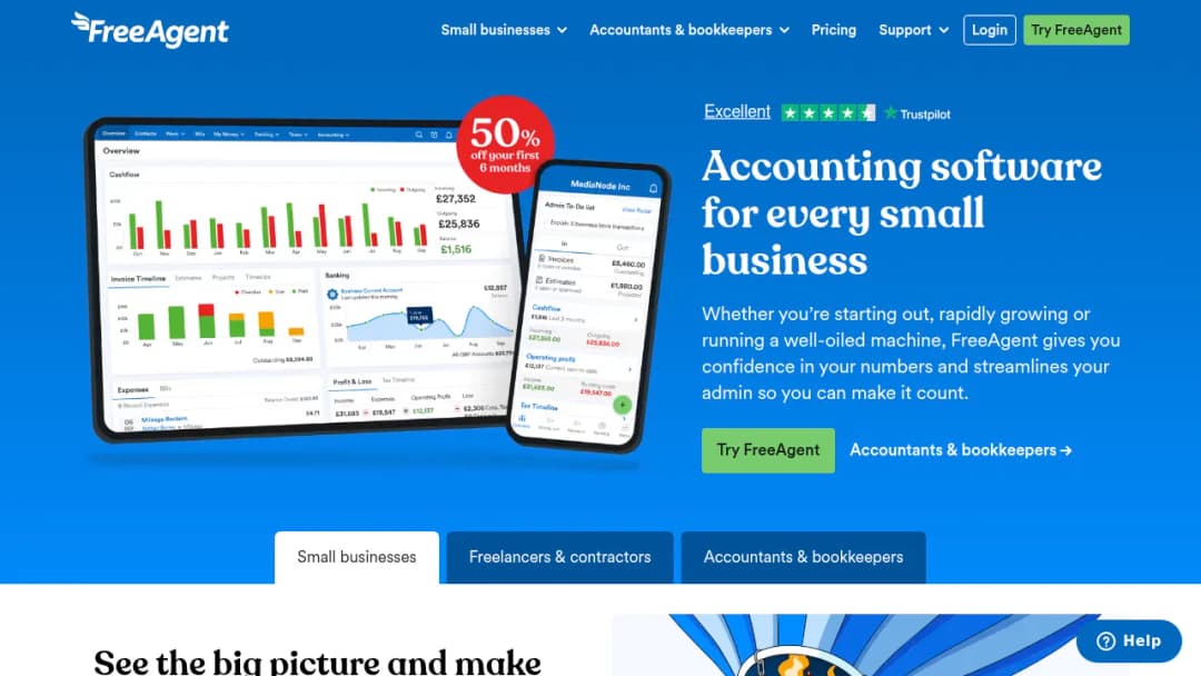FreeAgent Central screenshot