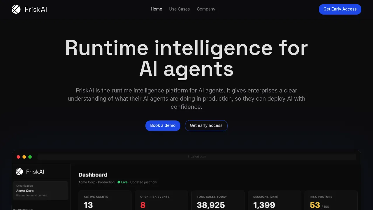 FriskAI screenshot