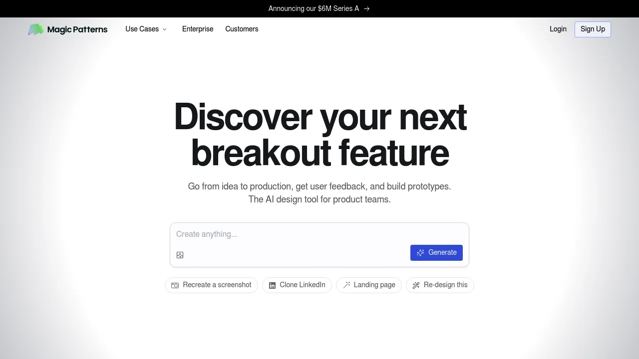 Magic Patterns screenshot