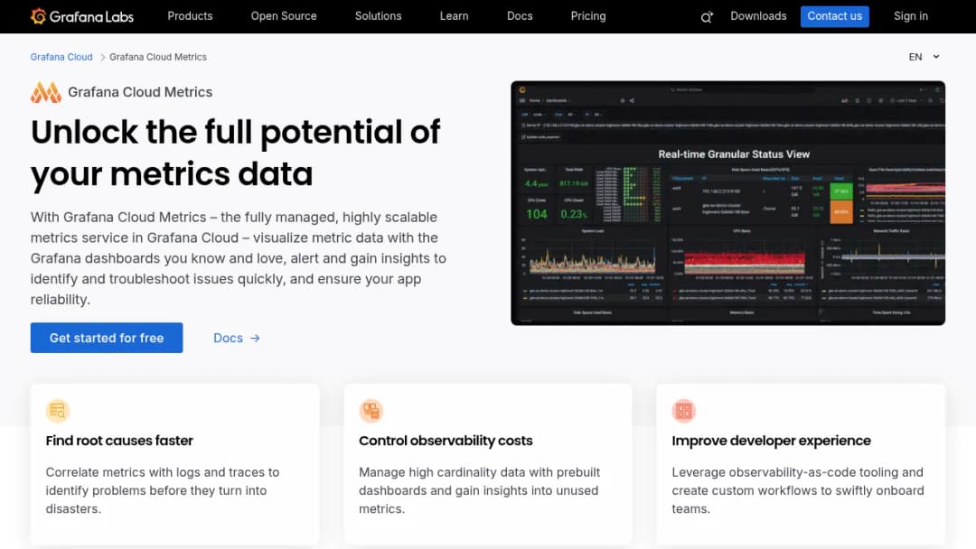 Grafana Labs Grafana Mimir screenshot
