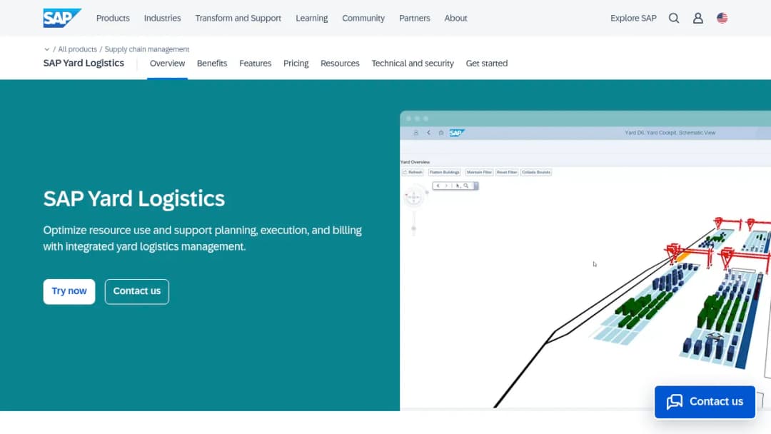 SAP Yard Logistics screenshot