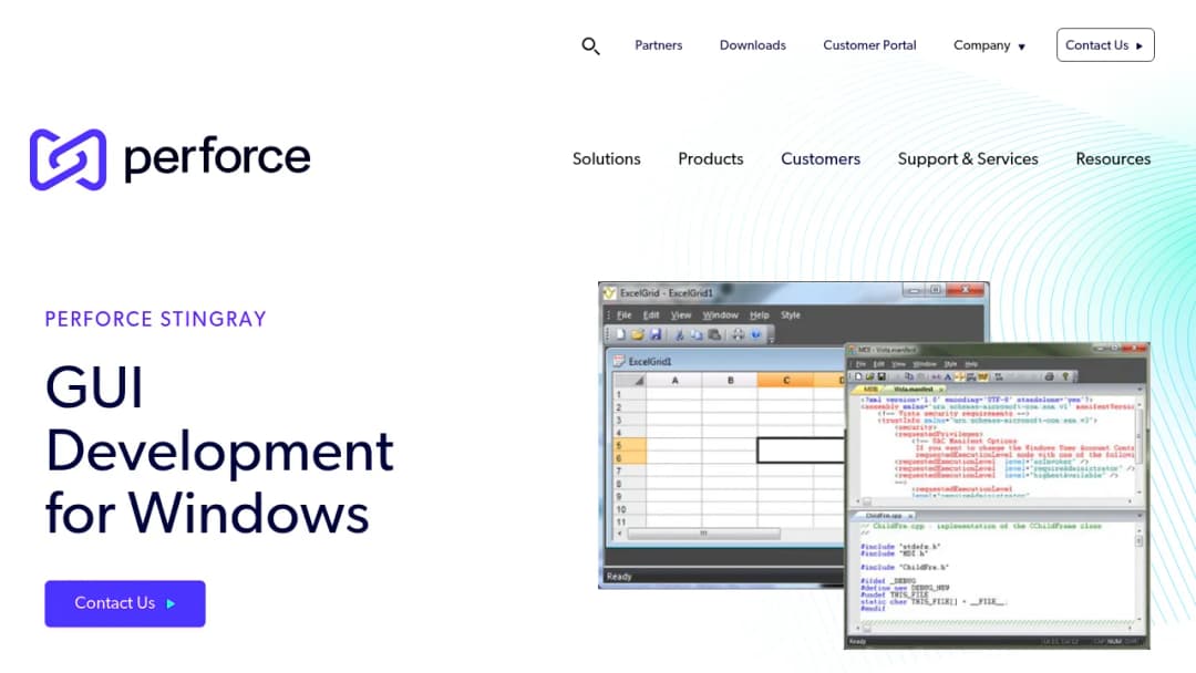Perforce Stingray screenshot