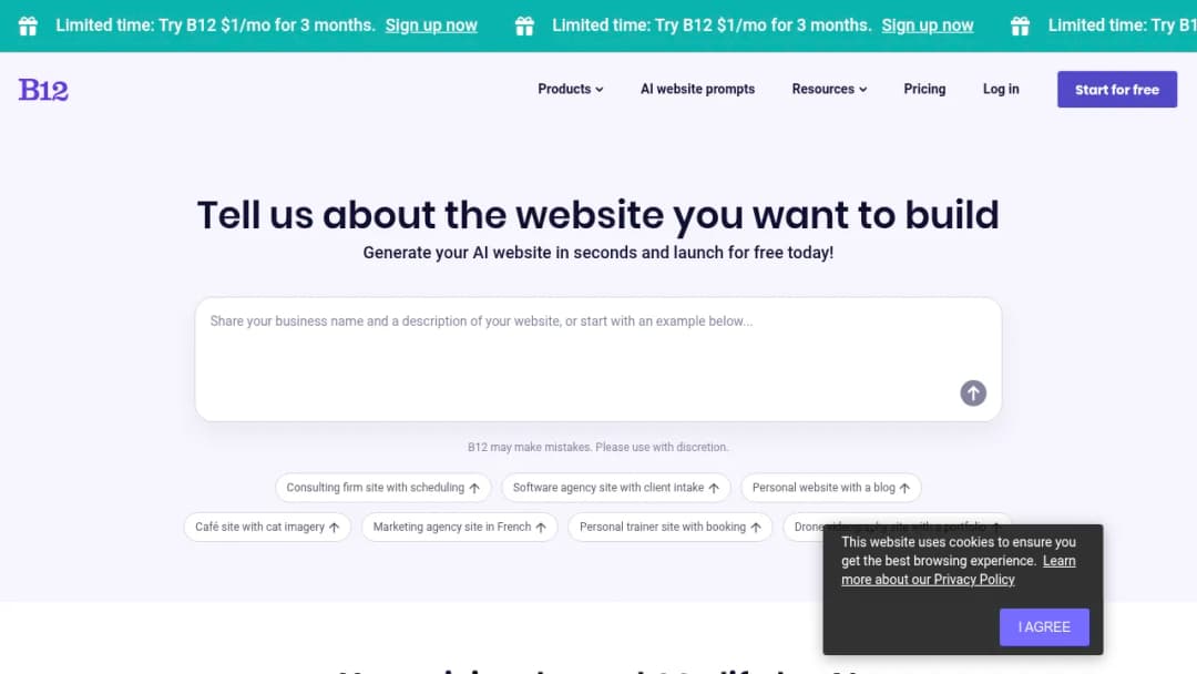 B12 screenshot